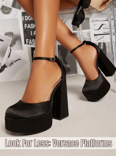 versace block heels dupe|versace platform pumps amazon.